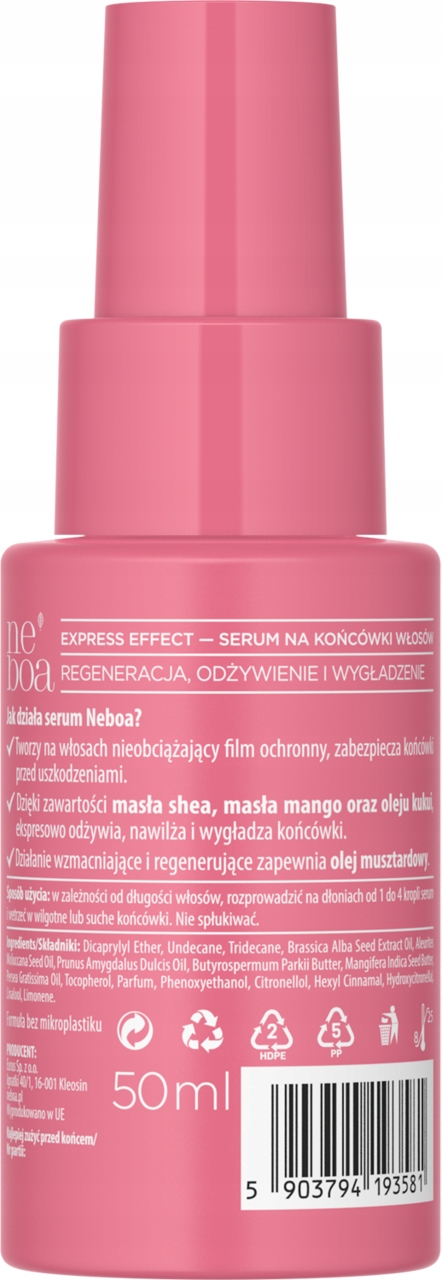 NEBOA EXPRESS EFFECT SERUM DO WŁOSÓW 50 ML
