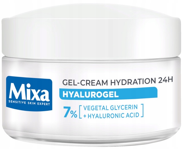 MIXA HYALUROGEL KREM DO TWARZY NAWILŻAJĄCY 24H SKÓRA NORMALNA I SUCHA 50 ML