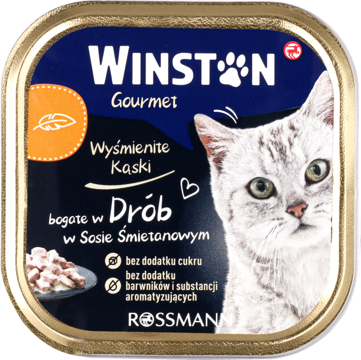 WINSTON MOKRA KARMA DLA KOTÓW Z INDYKIEM W SOSIE