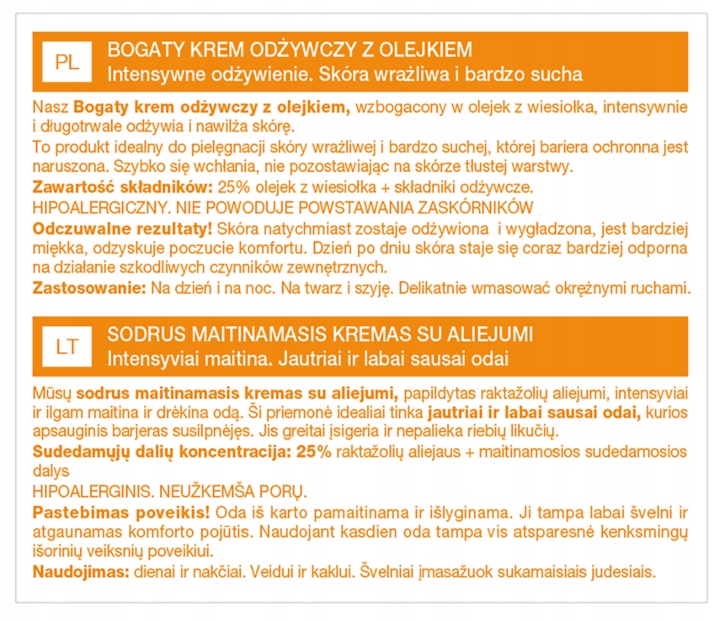 MIXA INTENSYWNE ODŻYWIENIE KREM DO TWARZY SKÓRA WRAŻLIWA I SUCHA 50 ML