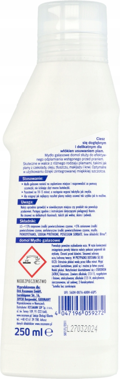 DOMOL MYDŁO GALASOWE ODPLAMIAJĄCE 250 ML