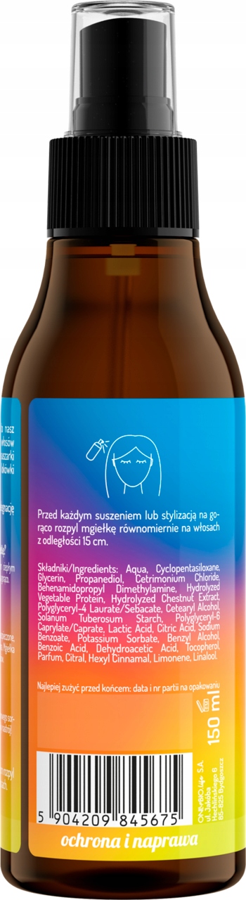 ONLYBIO HAIR TERMOOCHRONA W MGIEŁCE 150 ML