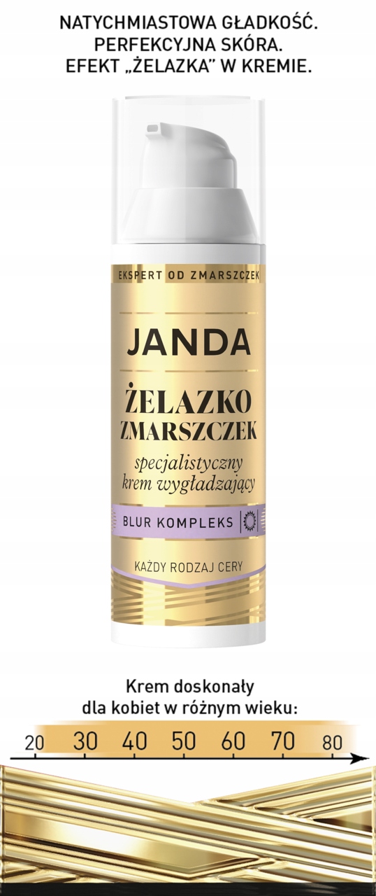 JANDA ŻELAZKO ZMARSZCZEK KREM DO TWARZY WYGŁADZAJĄCY 30 ML