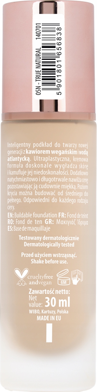 NAM SMART FLAWLESS INTELIGENTNY PODKŁAD DO TWARZY 05N TRUE NATURAL 30 ML