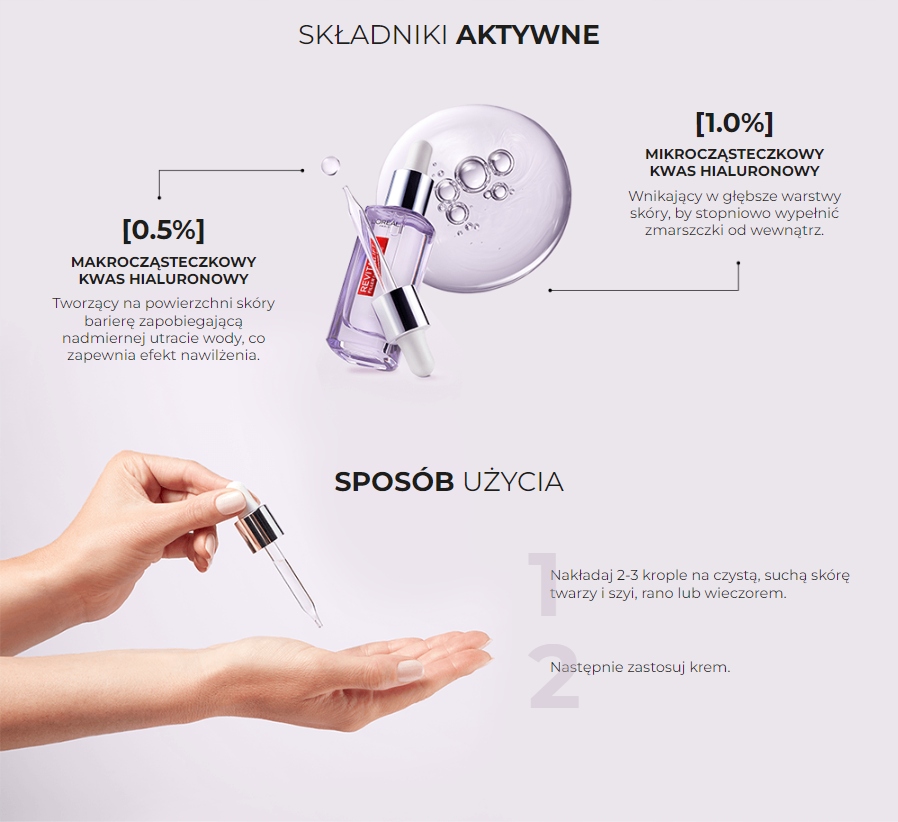 L'ORÉAL PARIS REVITALIFT FILLER SERUM DO TWARZY PRZECIWZMARSZCZKOWE 30 ML