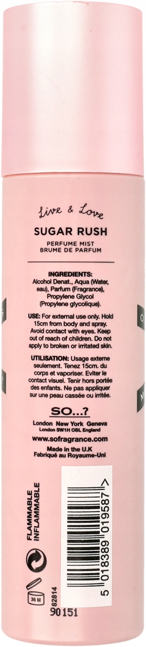 SO? MISS SO? SUGAR RUSH MGIEŁKA DO CIAŁA I WŁOSÓW ZAPACHOWA DLA KOBIET 140