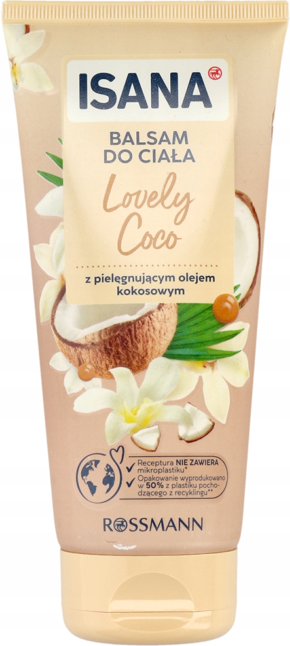 ISANA BALSAM DO CIAŁA Z OLEJEM KOKOSOWYM LOVELY COCO 200 ML