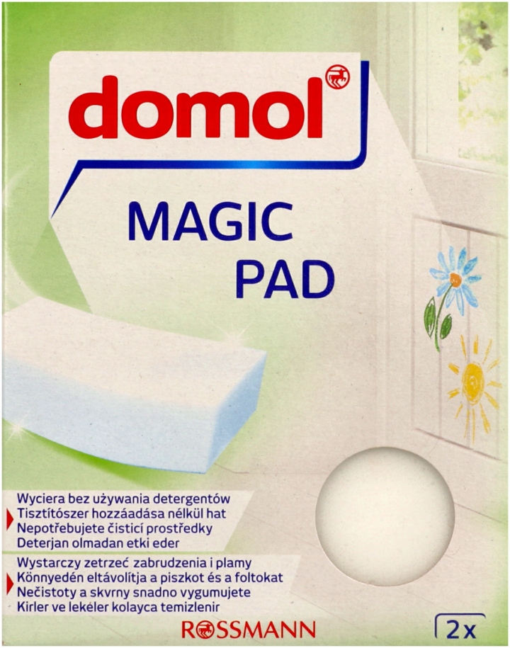 DOMOL MAGIC PAD MAGICZNA GĄBKA 2 SZT