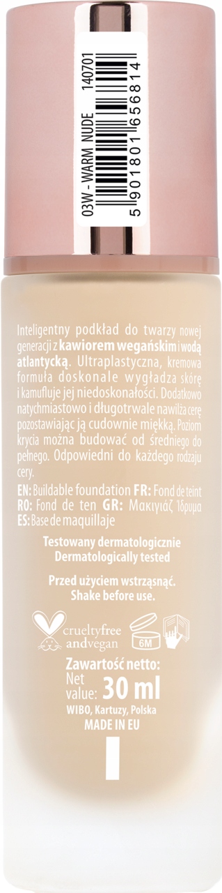 NAM SMART FLAWLESS INTELIGENTNY PODKŁAD DO TWARZY 03W WARM NUDE 30 ML
