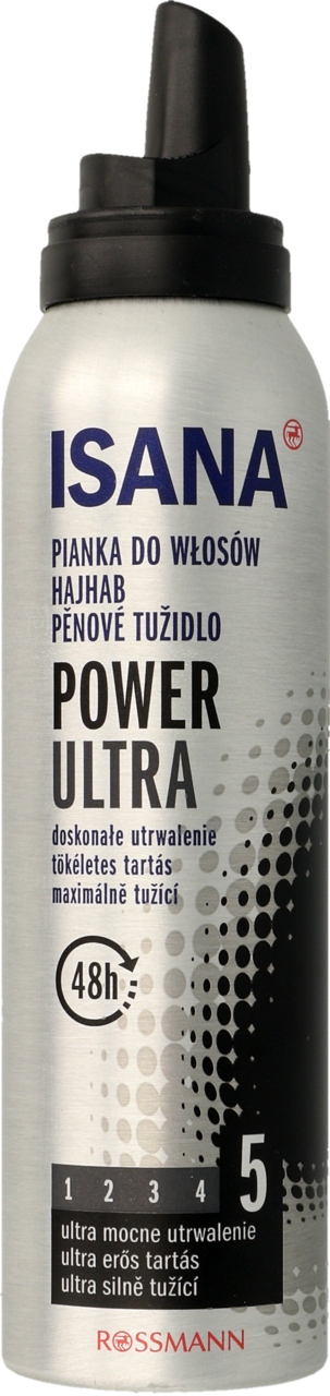 ISANA POWER ULTRA PIANKA DO WŁOSÓW POZIOM UTRWALENIA 5 150 ML