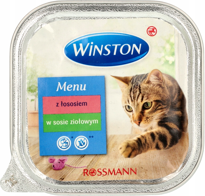 WINSTON MOKRA KARMA DLA KOTÓW Z ŁOSOSIEM 100 G