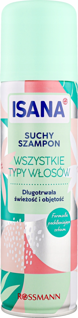 ISANA SUCHY SZAMPON DO WŁOSÓW WSZYSTKIE RODZAJE 200 ML