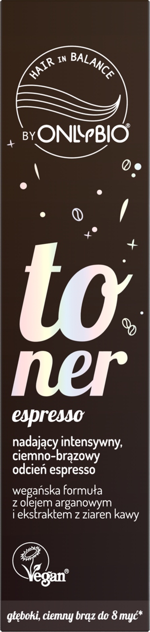 ONLYBIO HAIR IN BALANCE TONER DO WŁOSÓW KOLOR ESPRESSO 100 ML