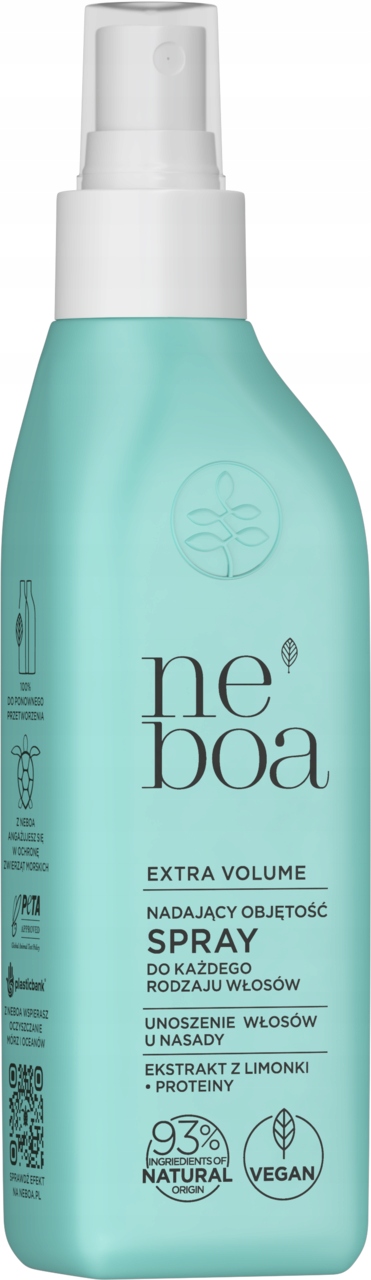 NEBOA EXTRA VOLUME SPRAY DO WŁOSÓW NA OBJĘTOŚĆ KAŻDY RODZAJ WŁOSÓW 175 ML