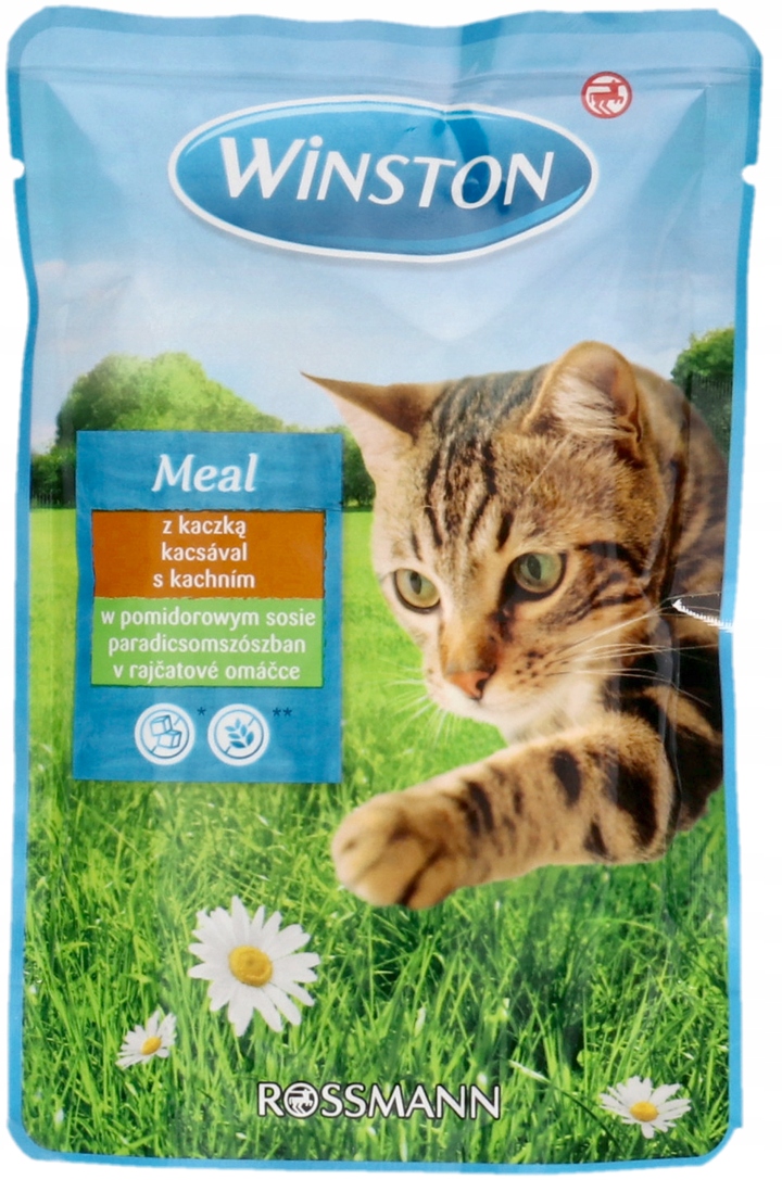 WINSTON DELIKATNE MOKRA KARMA DLA KOTÓW Z KACZKĄ