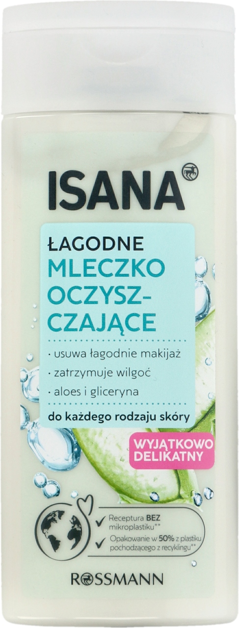 ISANA MLECZKO DO TWARZY ŁAGODNE OCZYSZCZAJĄCE 200 ML