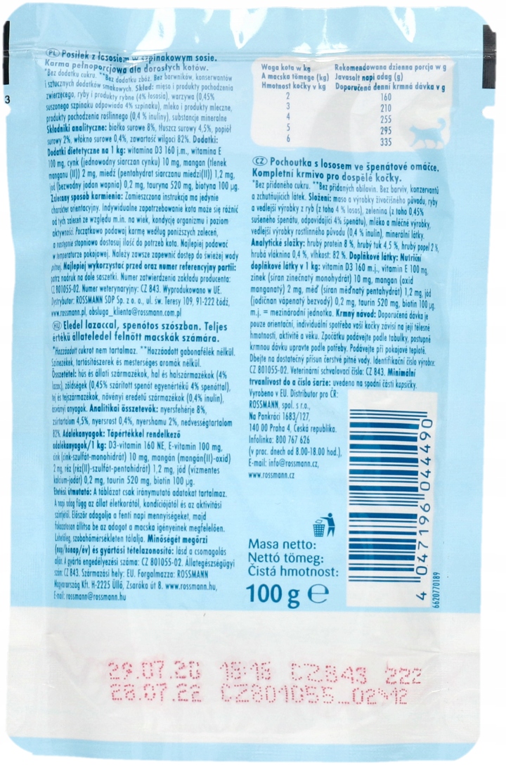 WINSTON MOKRA KARMA DLA KOTÓW Z ŁOSOSIEM W SOSIE