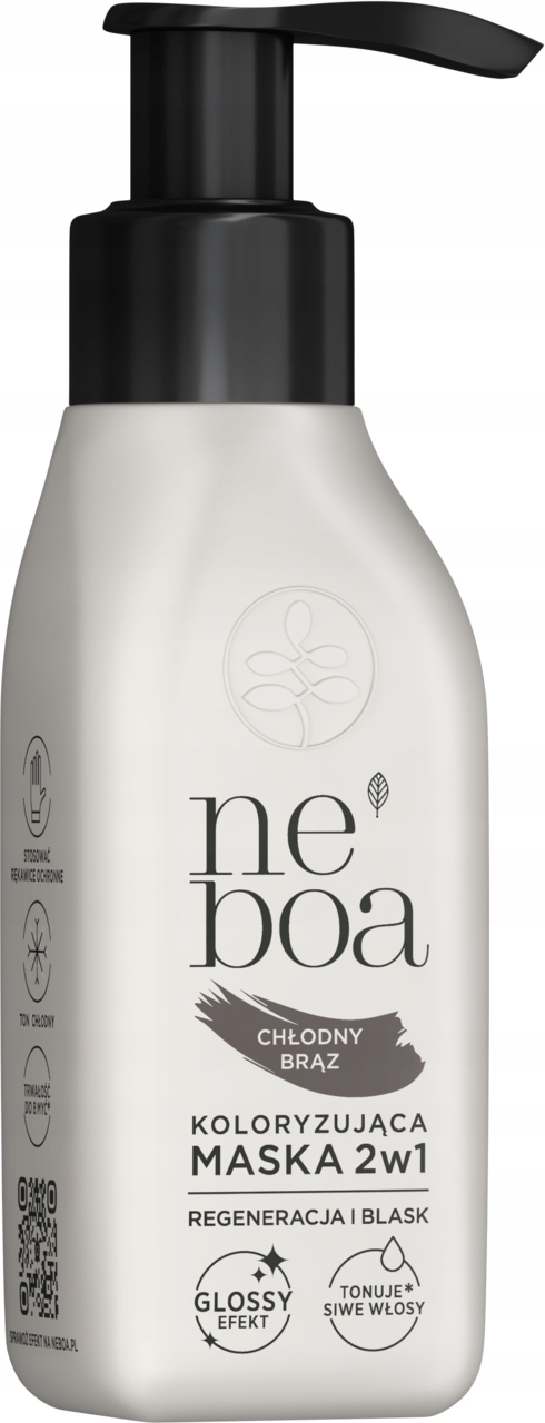 NEBOA MASKA KOLORYZUJĄCA 2W1 CHŁODNY BRĄZ 100 ML