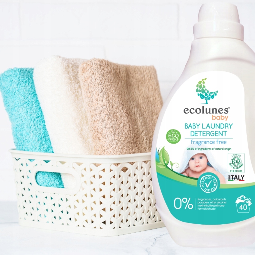 ECOLUNES HIPOALERGICZNY PŁYN DO PRANIA DLA DZIECI BEZZAPACHOWY 2000 ML