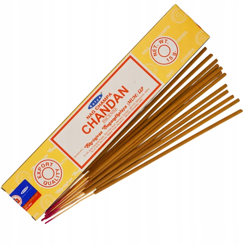 SATYA CHANDAN KADZIDEŁKA PYŁKOWE INCENSE CHANDAN 15 G