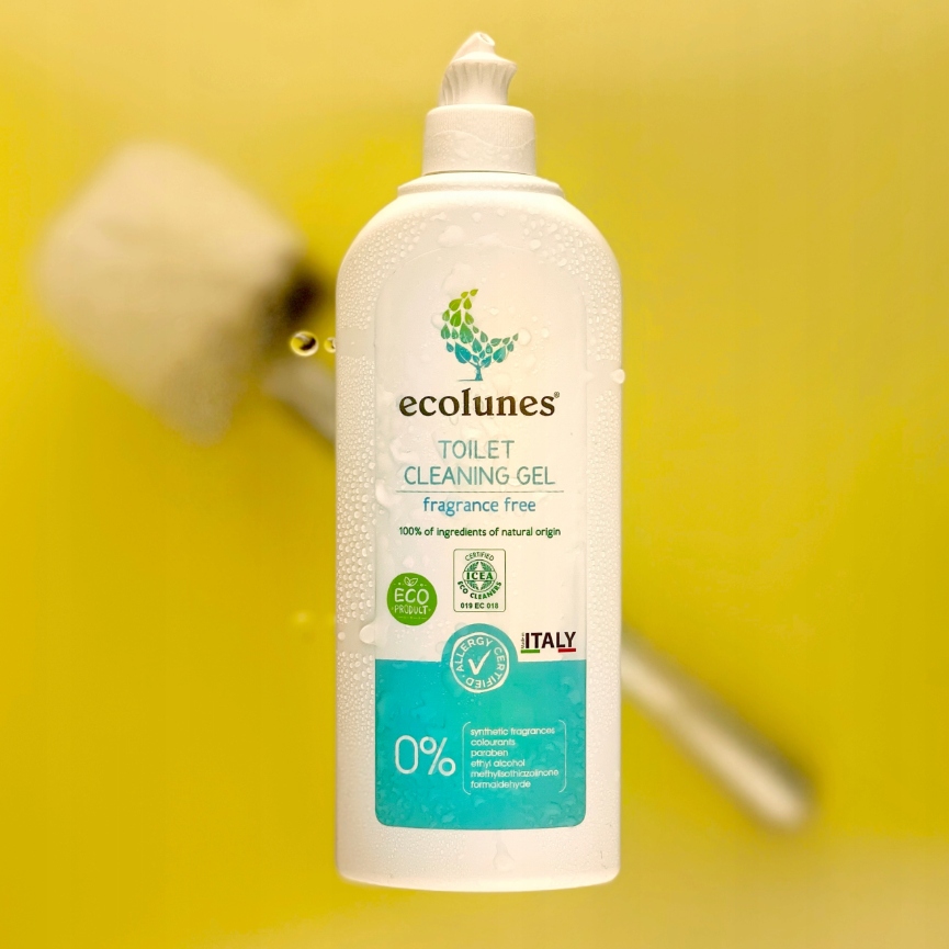 ECOLUNES HIPOALERGICZNY ŻEL DO CZYSZCZENIE WC TOALET BEZZAPACHOWY 500 ML