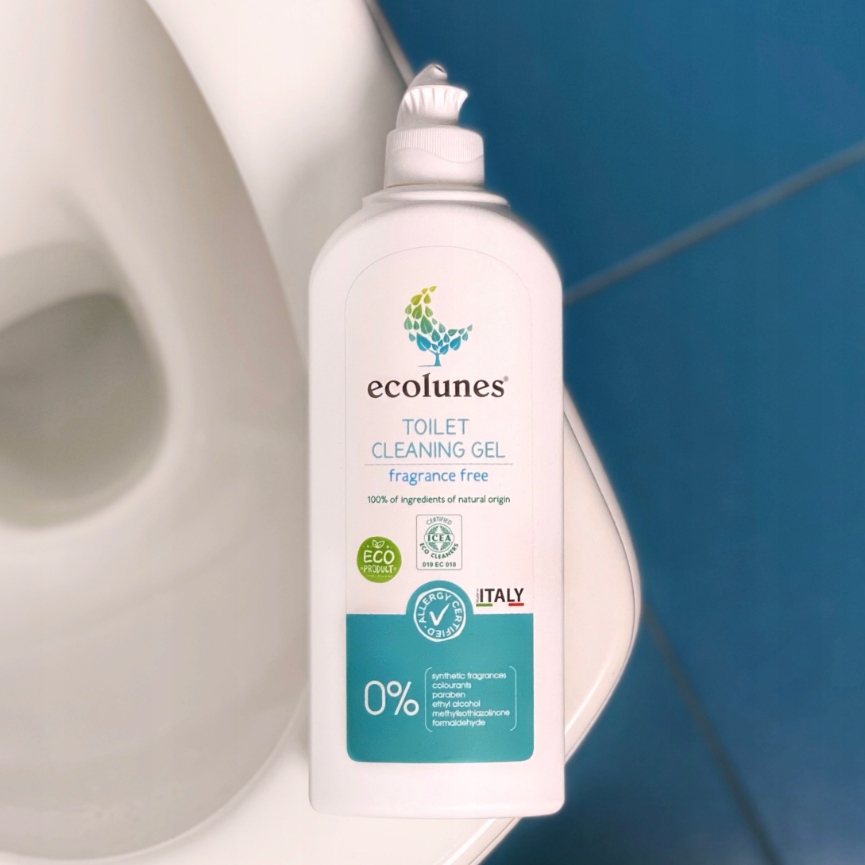 ECOLUNES HIPOALERGICZNY ŻEL DO CZYSZCZENIE WC TOALET BEZZAPACHOWY 500 ML