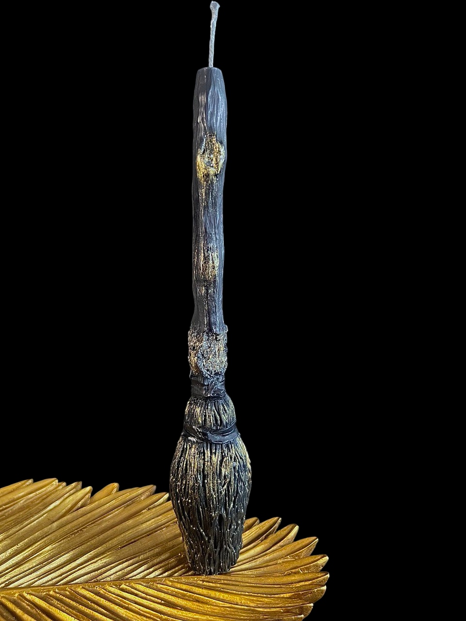 ŚWIECA RYTUALNA Z WOSKU PSZCZELEGO MIOTŁA 1 SZT