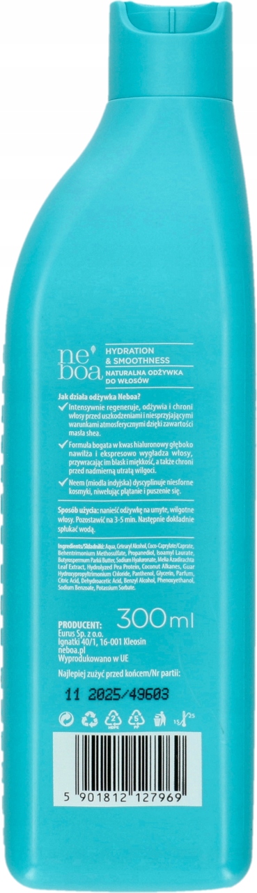 NEBOA HYDRATION SMOOTHNESS ODŻYWKA DO WŁOSÓW 300ML