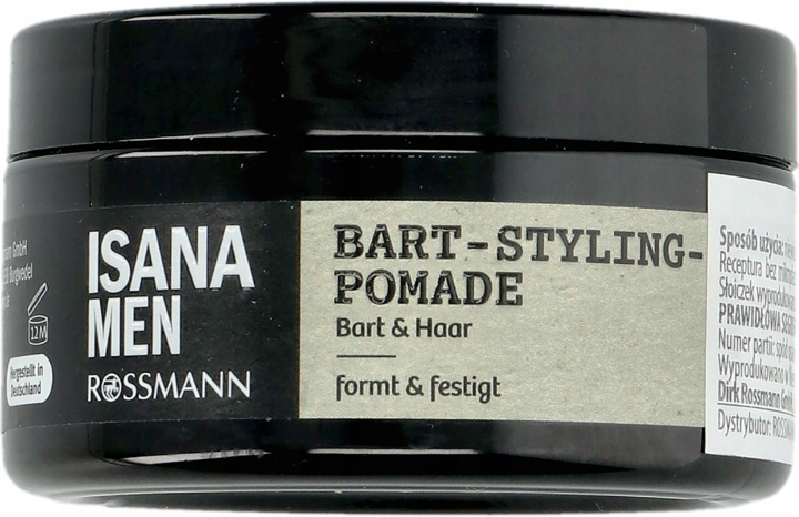 ISANA MEN POMADA DO BRODY Z OLEJEM ARGANOWYM I WOSKIEM RZEPAKOWYM 50 ML
