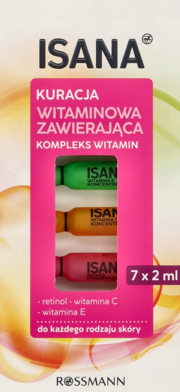 ISANA VITAMIN BOOSTER KURACJA DO TWARZY 7X2 ML