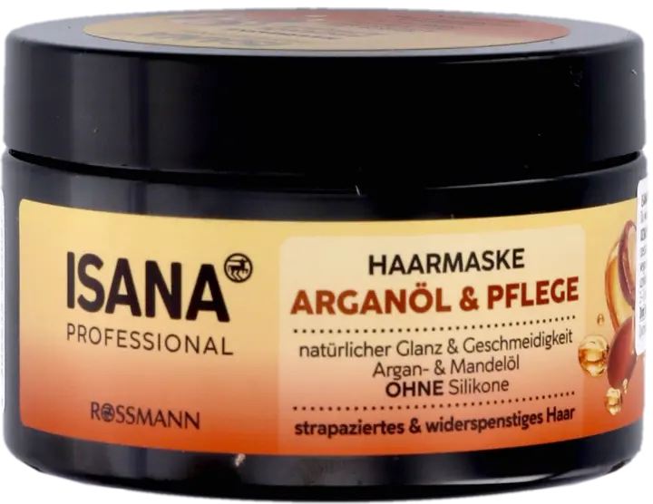 ISANA PROFESSIONAL MASKA DO WŁOSÓW PIELĘGNACYJNY OLEJ ARGANOWY 250 ML