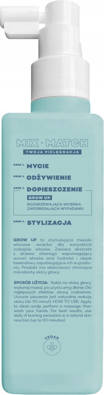 HAIRMATE GROW UP WCIERKA DO WŁOSÓW ZAPOBIEGAJĄCA WYPADANIU 150 ML