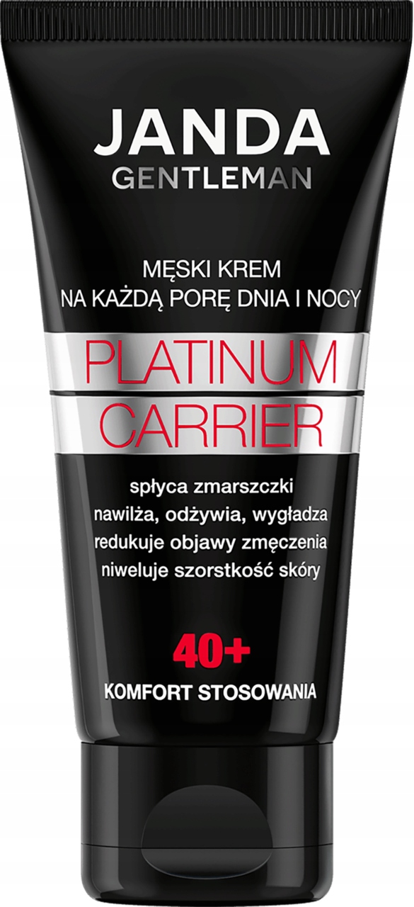 JANDA GENTLEMAN PLATINUM CARRIER KREM DO TWARZY 40+ DLA MĘŻCZYZN 50 ML