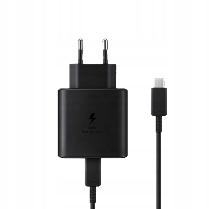 Ładowarka Do Samsung 45W Super Fast Charging 2.0 + Kabel USB-C 1m Czarna