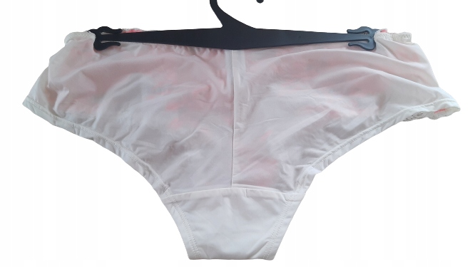 Majtki koronkowe VALEGE Lingerie dany ecru róż w rozmiarze 36 S