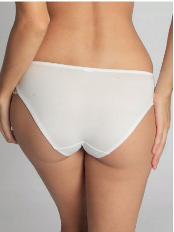 Majtki figi Sassa mode z koronką style 49031 ecru 46 3XL