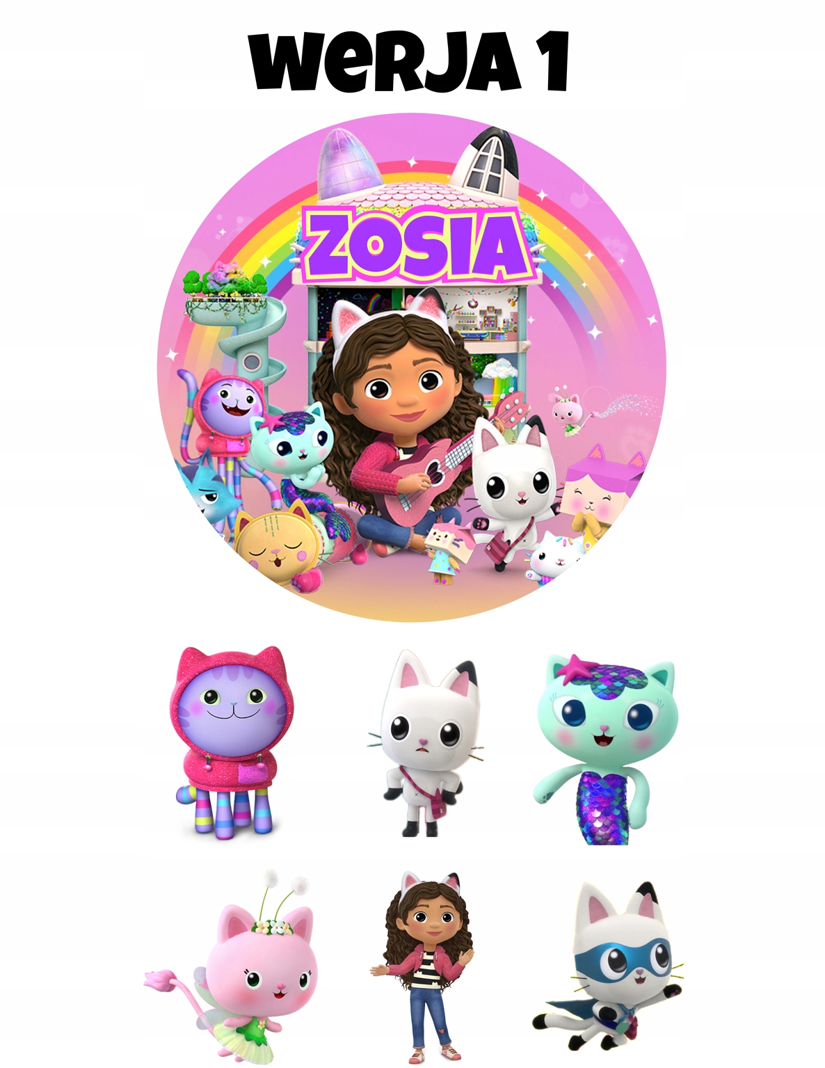 Wzór jadalnego opłatku: podgląd