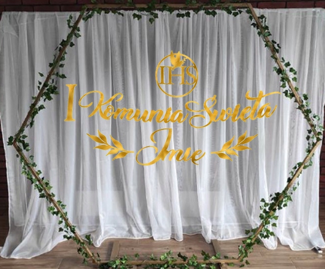 Podgląd finalnego produktu - banner I Komunia święta - 