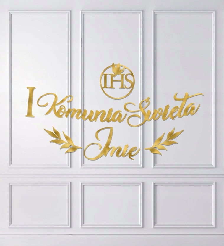 Zdjęcie banneru z imieniem dziecka