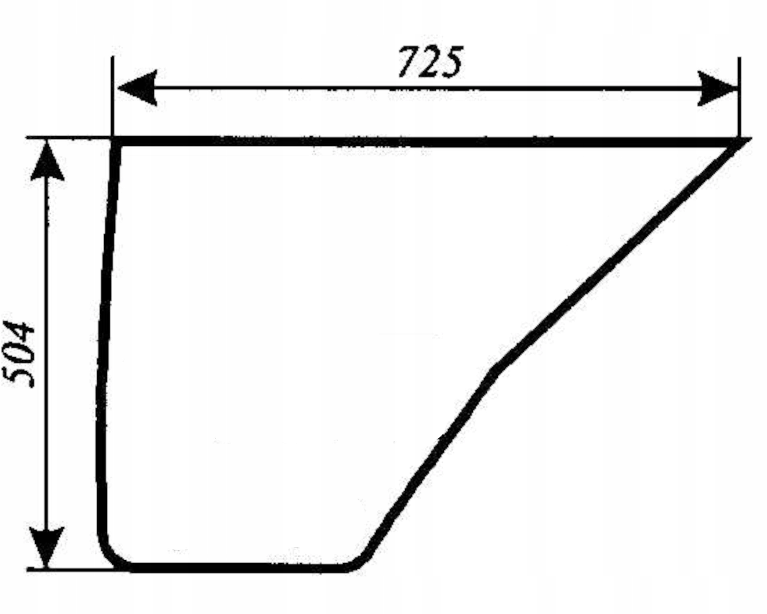 szyba drzwi dolna, drzwi dół do ciągnika Pronar 82A 82SA 82 TSA 1025A 1221A