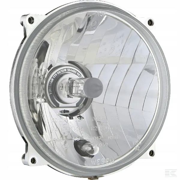 Reflektor Przedni Halogenowy, Okrągły 12/24V