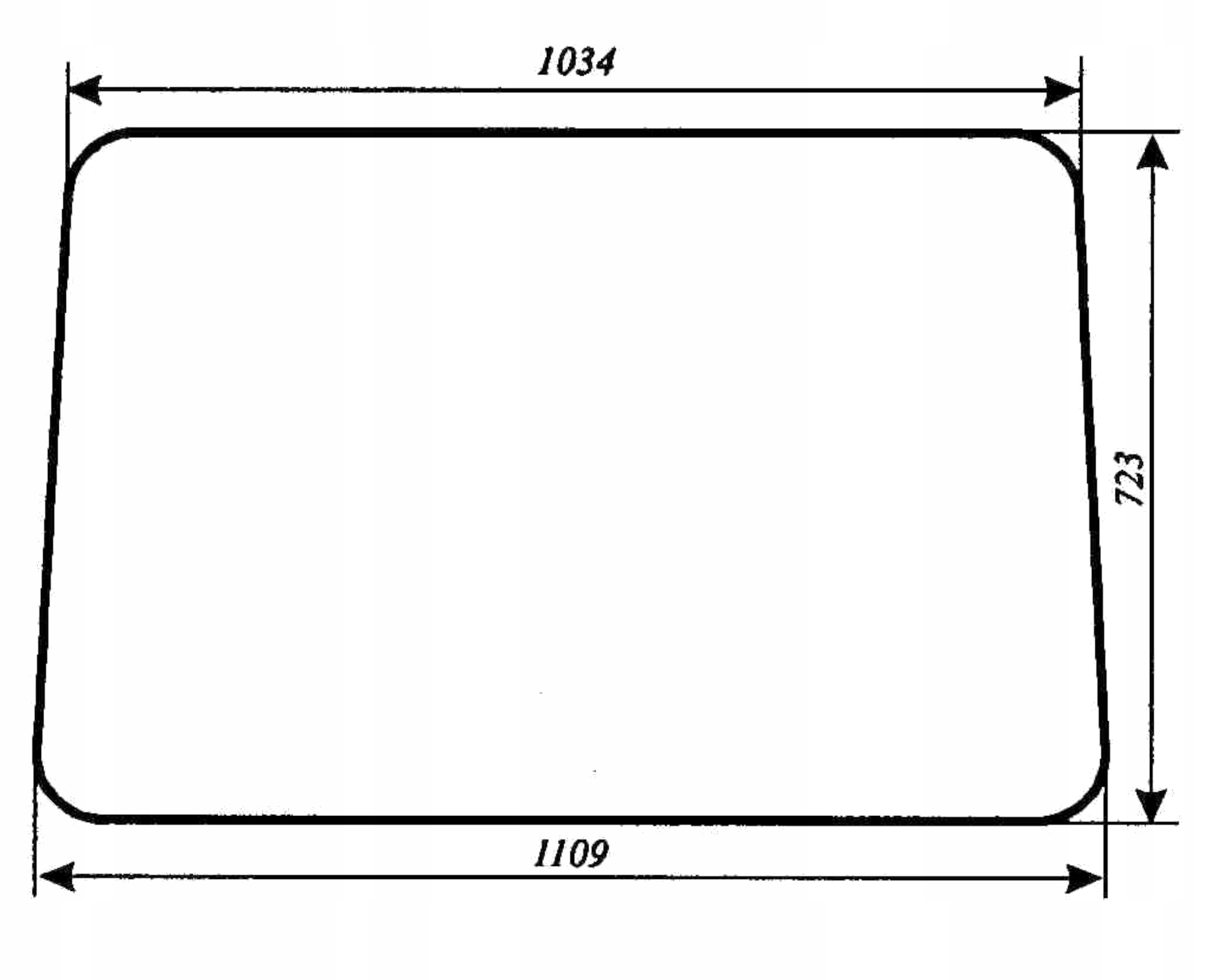 Szyba przednia - przód Massey Ferguson ciągnika MF-255 kabina Lubsko 2