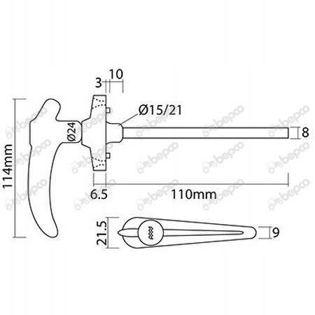 Klamka do Drzwi Case-IH,Ford,JCB,Lamborghini