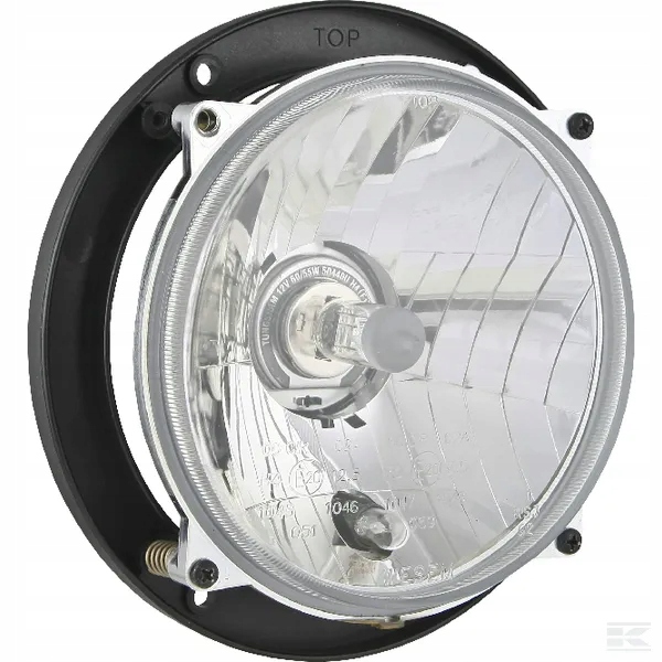Reflektor Przedni Halogenowy, Okrągły 12/24V