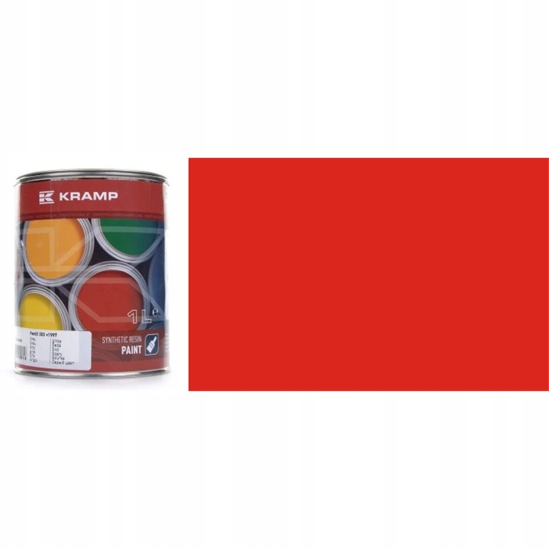 Lakier czerwony od 2002 Zetor 355508KR