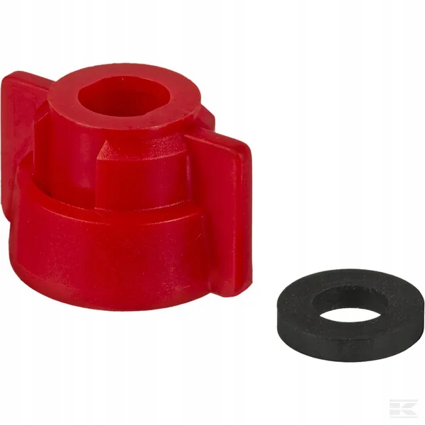 Pokrywka dyszy,Bagnet,SW11,Czer.,Z Uszczelką,5 szt