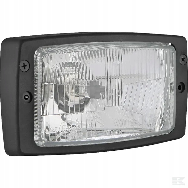 Reflektor Przedni Halogenowy, Prostokątny 12/24V