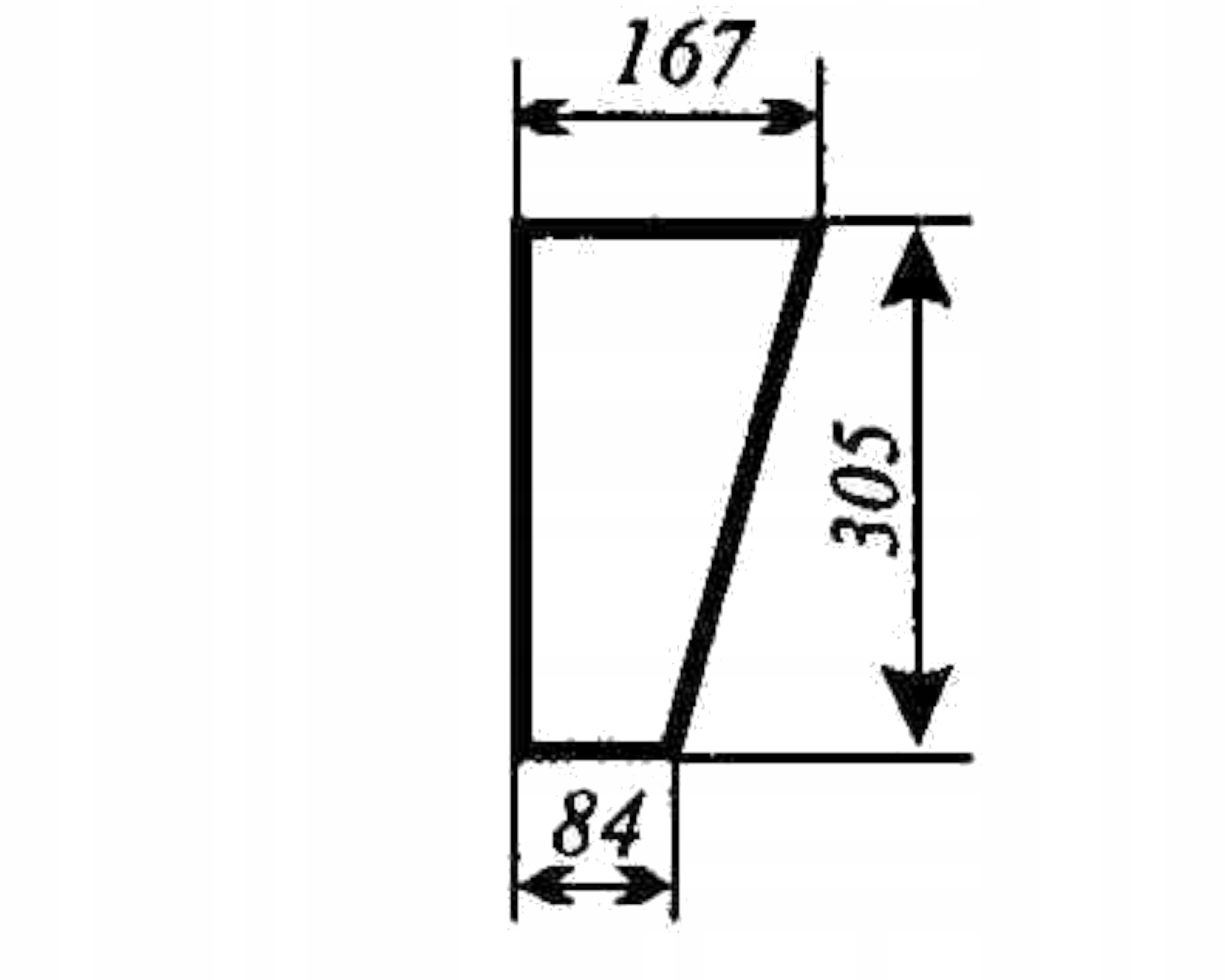 szyba przednia dolna prawa do ciągnika T25 A2 Władimirec kabina sokółka