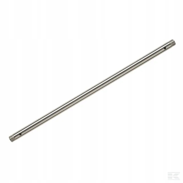 Rura 1/2" 157 cm, 4x Ø7 otwory, Stal Nierdzewna