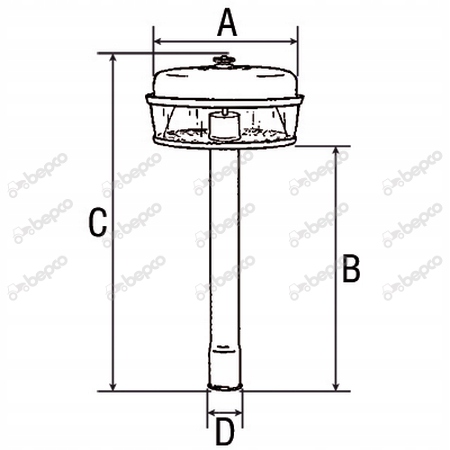 AIR PRECLEANER Ø 64 MM Claas / Renault